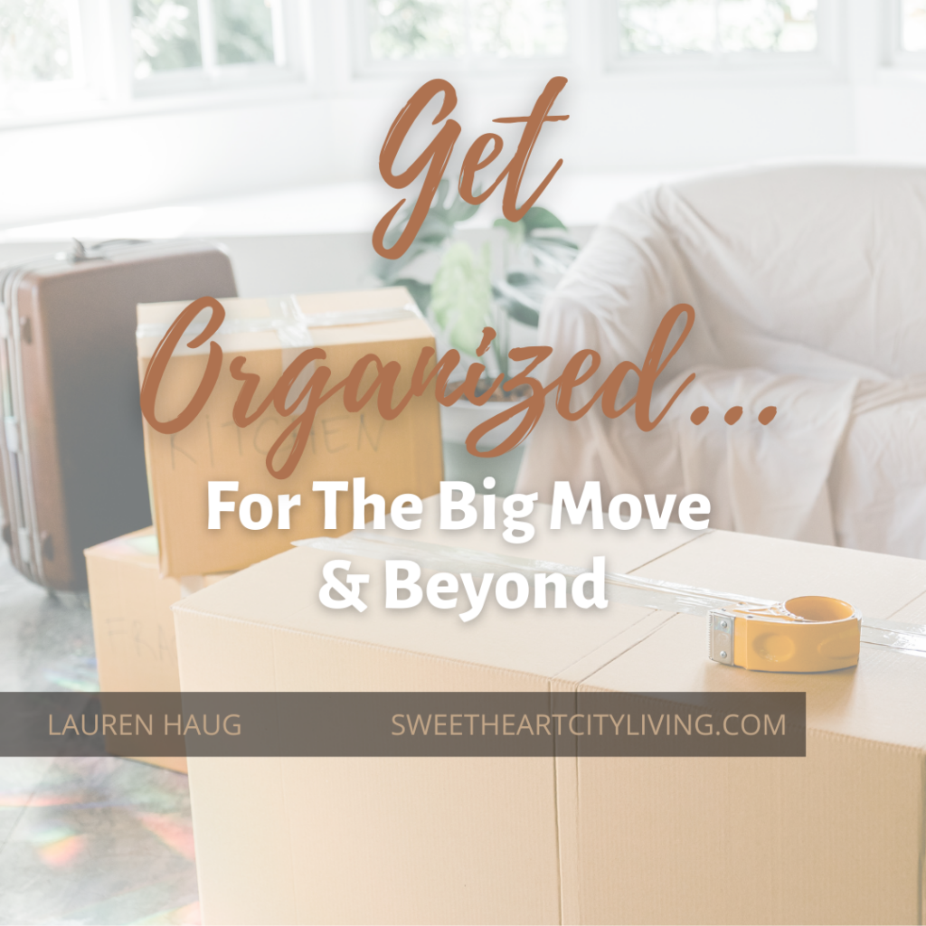 Get organized 