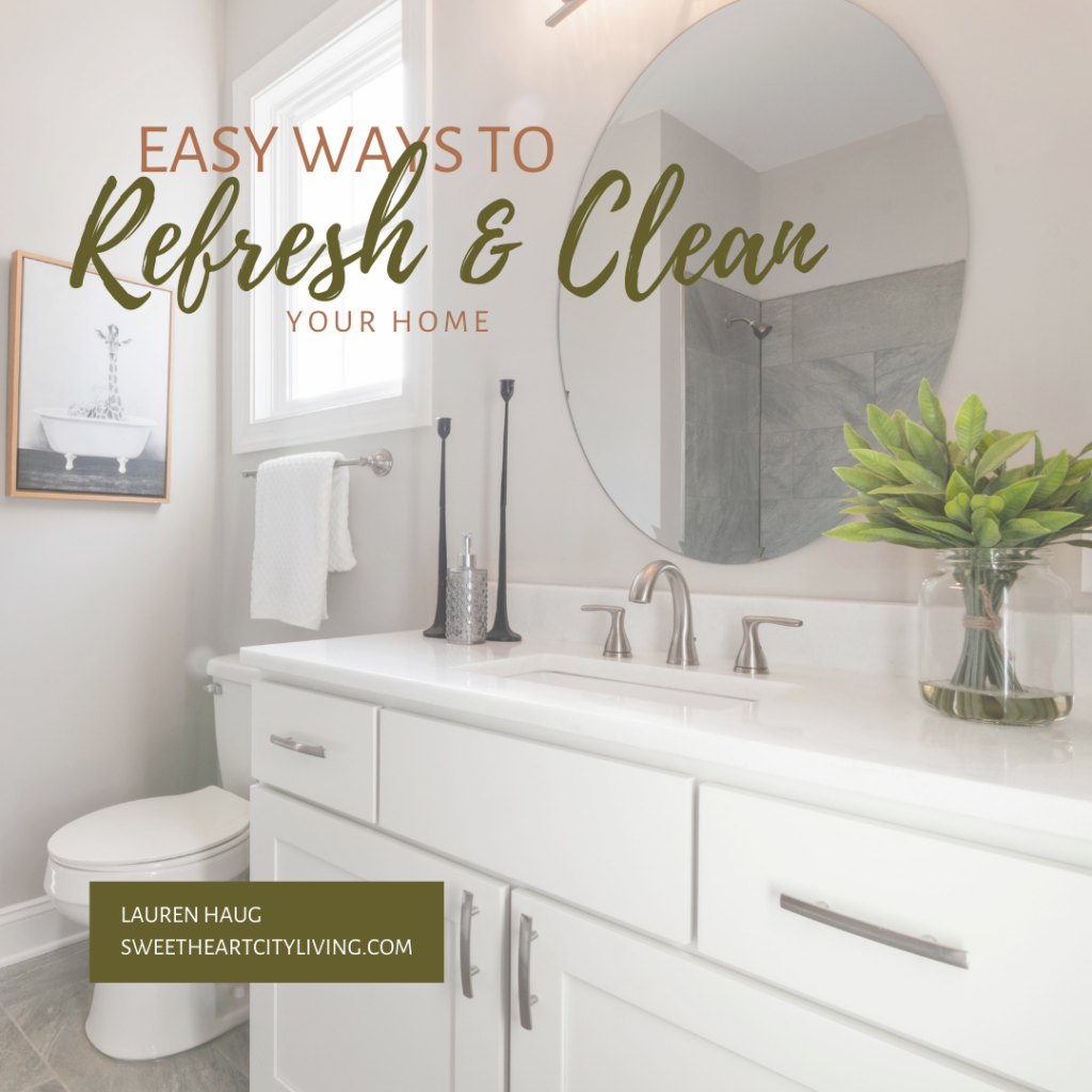 refresh and clean your home 